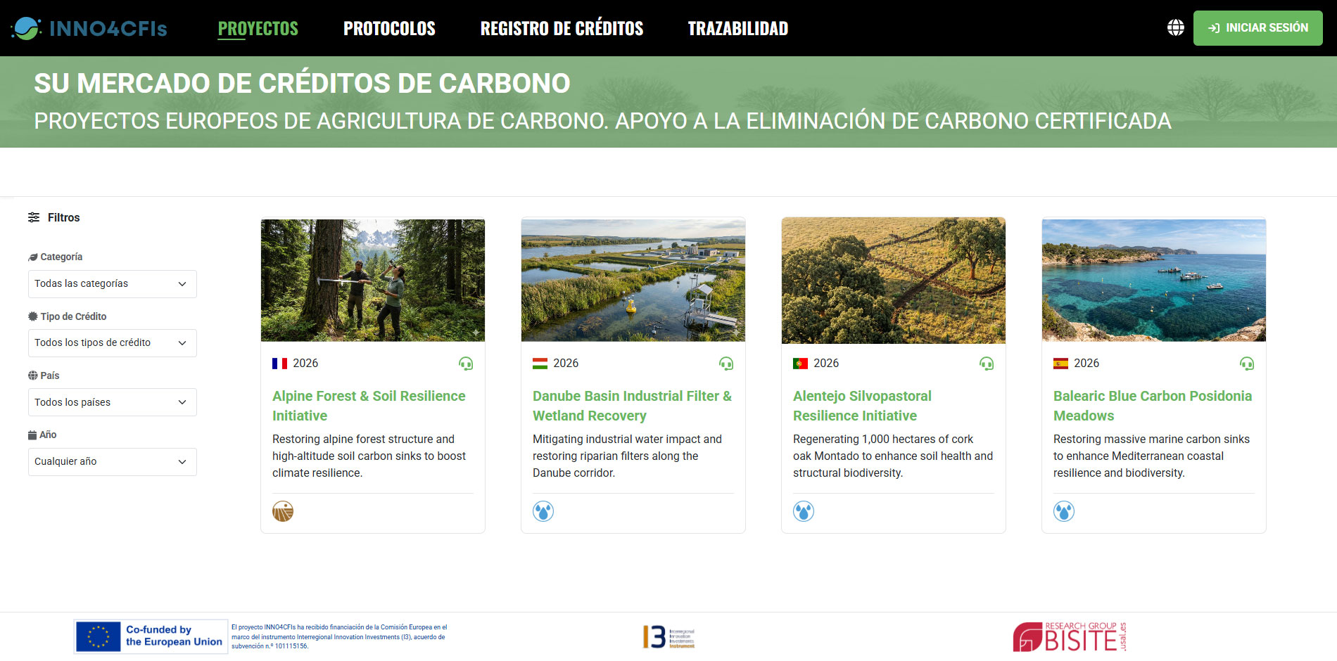 Carbon Marketplace screenshot